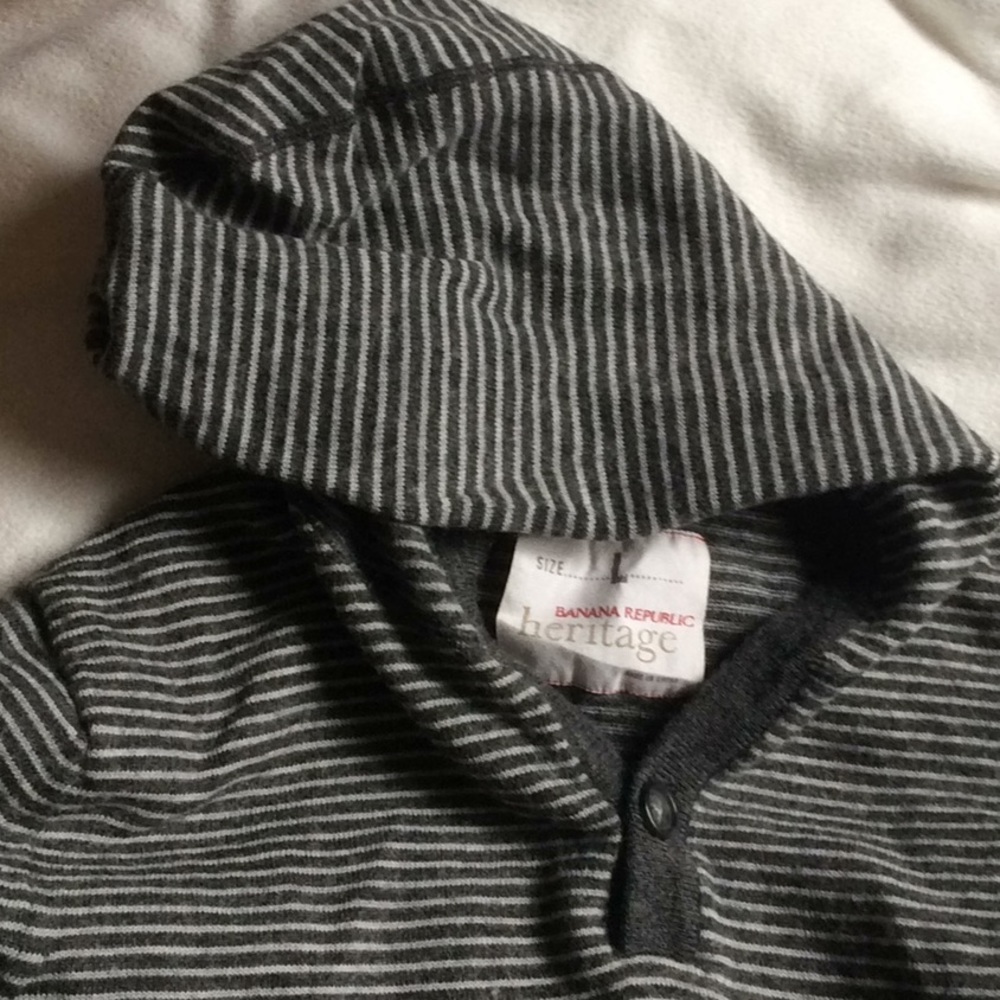 Men’s Banana Republic wool Sweater with hood
